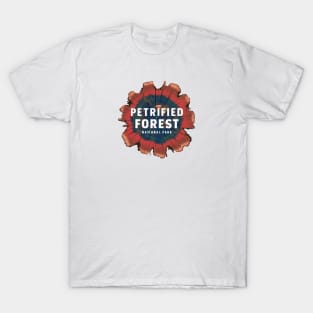 Petrified Forest National Park Tree Stump Emblem T-Shirt